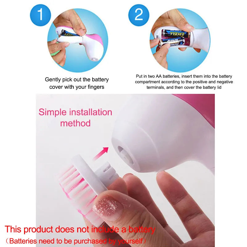 5-in-1 Electric Face Brush