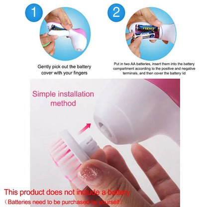 5-in-1 Electric Face Brush