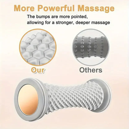 Fußmassagegerät, Massagerolle, Yoga-Massageball, Plantarfaszienrolle, Muskelentspannung, Pflege, manuelle Fußmassagerolle aus Kunststoff