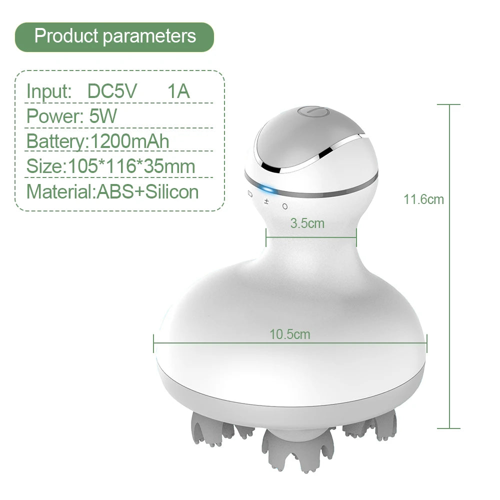 3D Wireless Scalp Massager