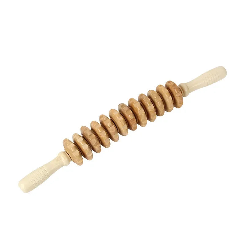 Wooden Muscle Relief Roller