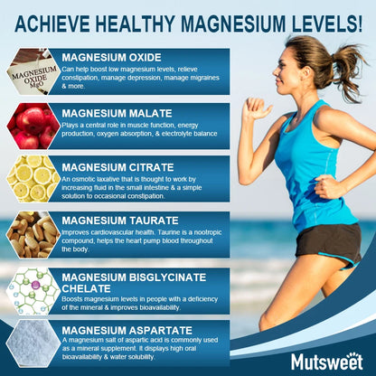 Magnesium-Balance-Unterstützungskapseln