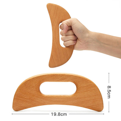 1 Stück Holzmassagegerät Maderoterapia Massageroller Anti-Cellulite Schlankheitsmassage Gua Sha Massagegerät für Körper, Rücken und Füße