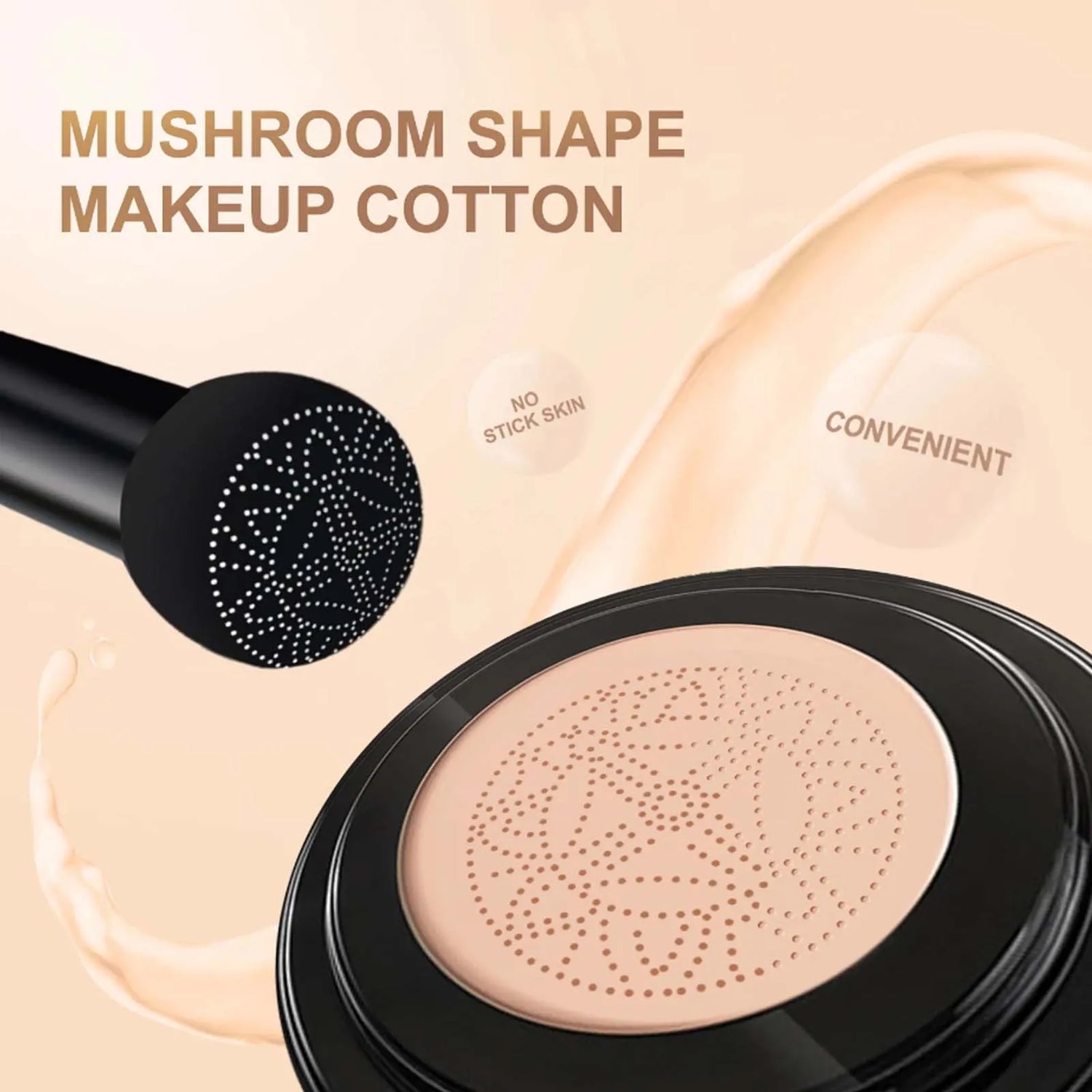 Mushroom Head Air Cushion BB Cream Magic Foundation Gesichts-Concealer Feuchtigkeitsspendend Wasserfest Aufhellend Make-up-Basis Kosmetik
