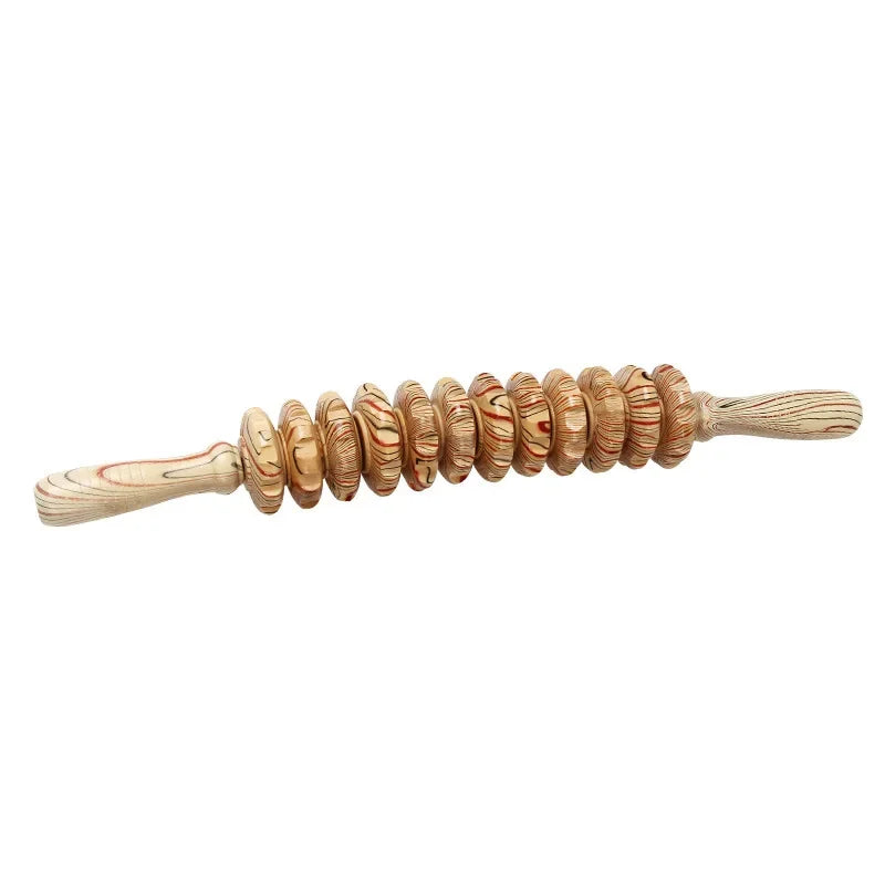 Wooden Muscle Relief Roller