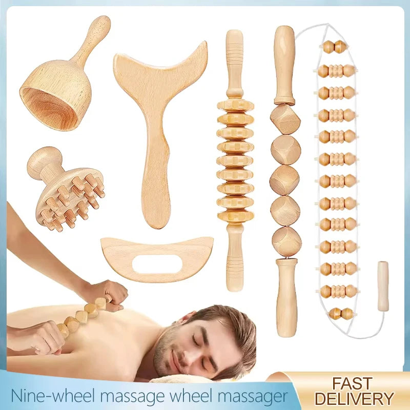 Wood Therapy Massage Roller