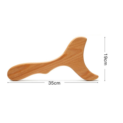 1 Stück Holzmassagegerät Maderoterapia Massageroller Anti-Cellulite Schlankheitsmassage Gua Sha Massagegerät für Körper, Rücken und Füße
