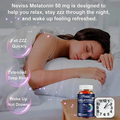 Melatonin-Gummibärchen für tiefen Schlaf