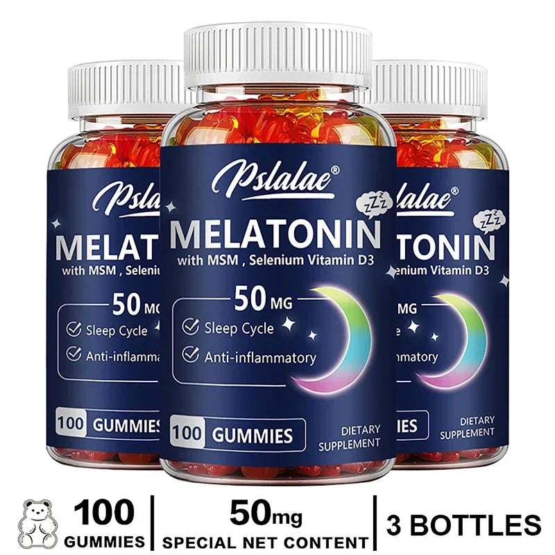 Melatonin-Gummibärchen für tiefen Schlaf