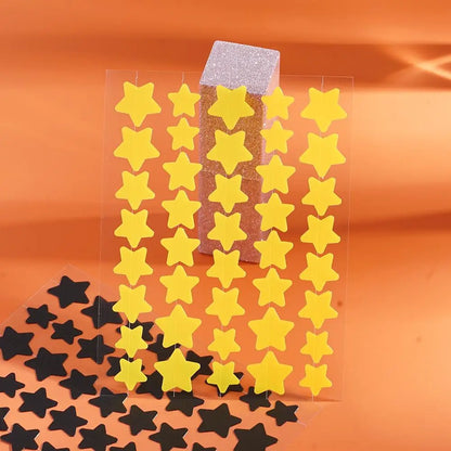 Sternförmiges Akne-/Pickelpflaster, gelbes sternförmiges, absorbierendes Akne-Abdeckpflaster, unsichtbares Hydrokolloidpflaster gegen Akne-Punkte im Gesicht