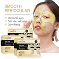 10 Stück SADOER Peptid-Golden-Kollagen-Augenmaske Feuchtigkeitsspendend Straffend Glättend Anti-Augenringe Augenmasken Hautpflege