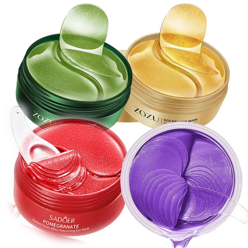 Goldene Hyaluronsäure-Augenpads
