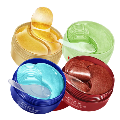Goldene Hyaluronsäure-Augenpads
