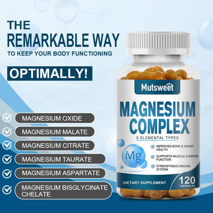 Magnesium-Balance-Unterstützungskapseln