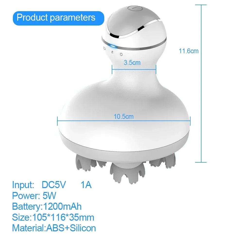 3D Wireless Scalp Massager