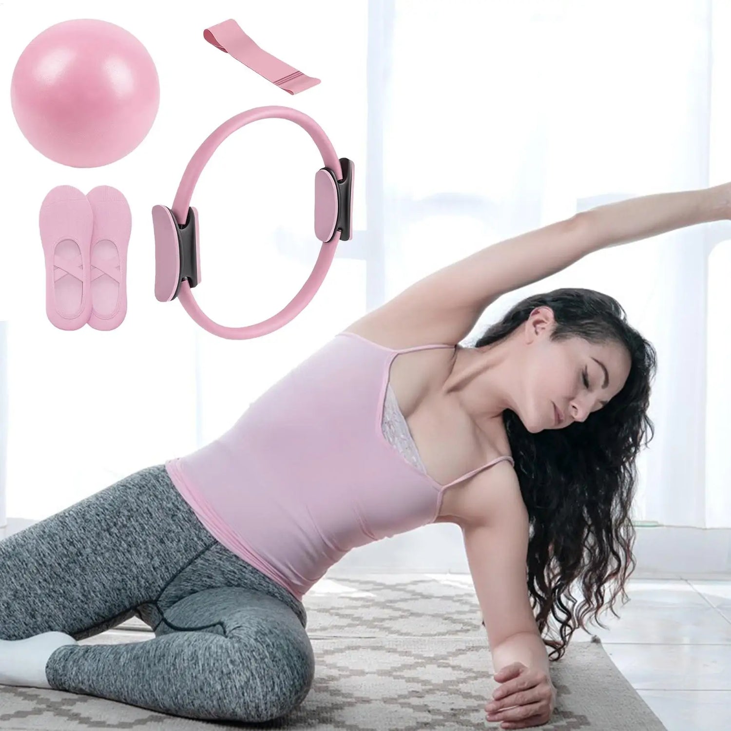 Pilates Ball &amp;amp; Ring Set