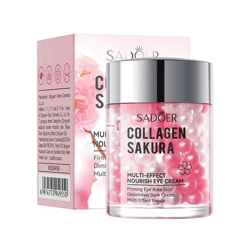 SADOER Sakura Augencreme – Anti-Aging-Behandlung gegen Augenringe und Falten